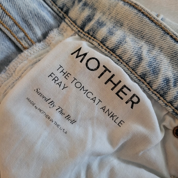 Mother Jeans Tomcat Ankle Fray Saved by the Bell 28 - Picture 3 of 6